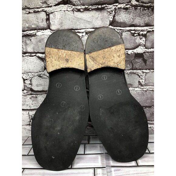 LAUDINO CACCIN Black Leather Cap Toe Oxfords Lace Dress Shoes Men Sz 9M US/42EU - Picture 14 of 16